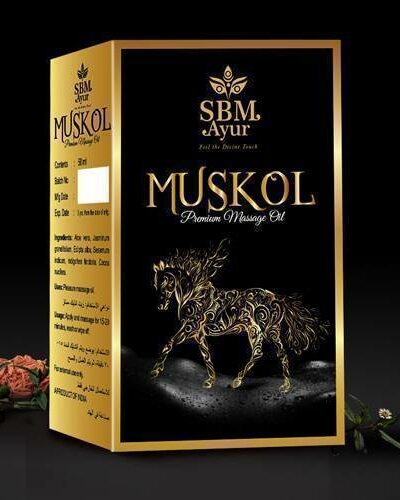 SBM MUSKOL – Premium Pleasure Massage Oil For Men